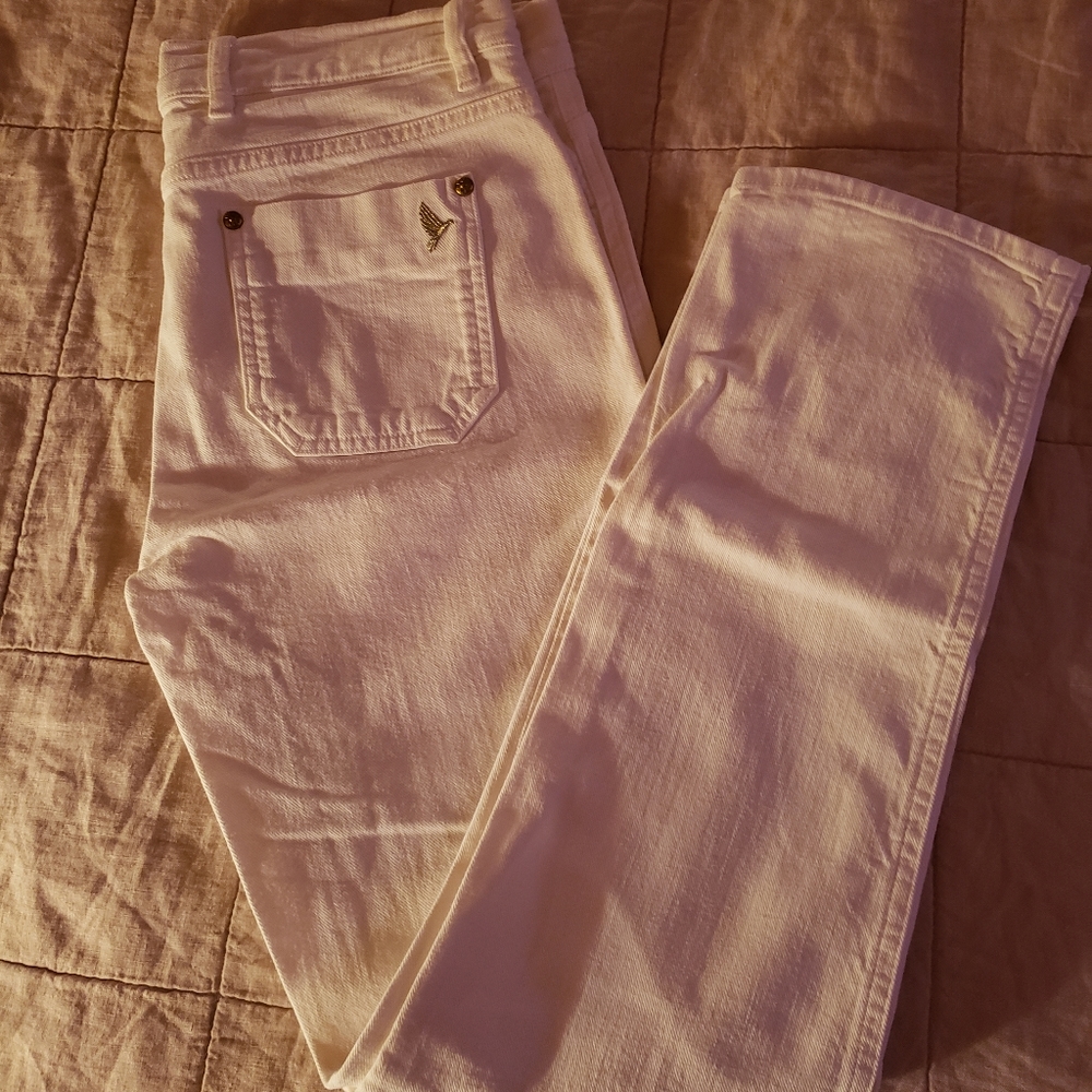 MiH Skinny White Jeans